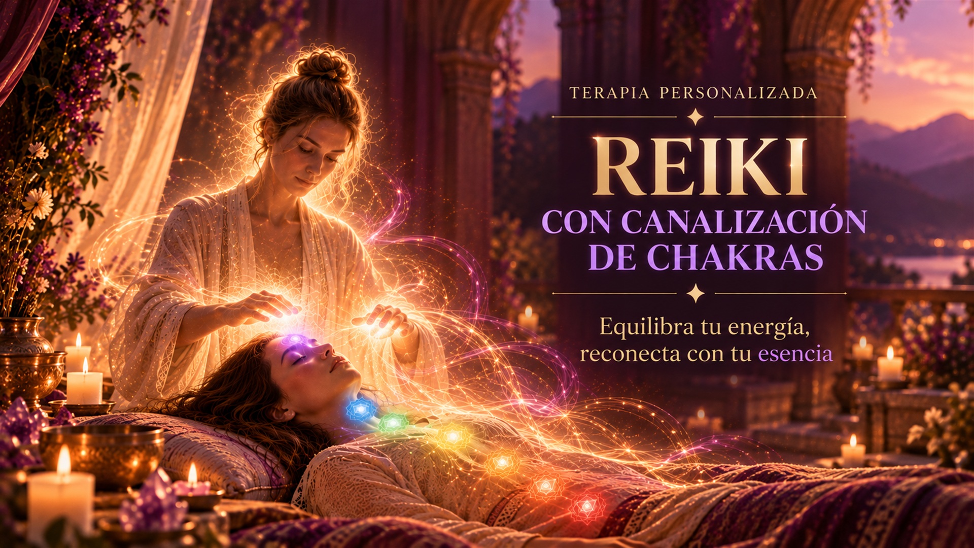 Reiki con canalización de Chakras